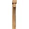 Ekena Millwork Imperial Block Rough Sawn Bracket w/ Offset Brace, Western Red Cedar, 6"W x 32"D x 44"H BKT0604X32X44IMP05RWR - alternate 4